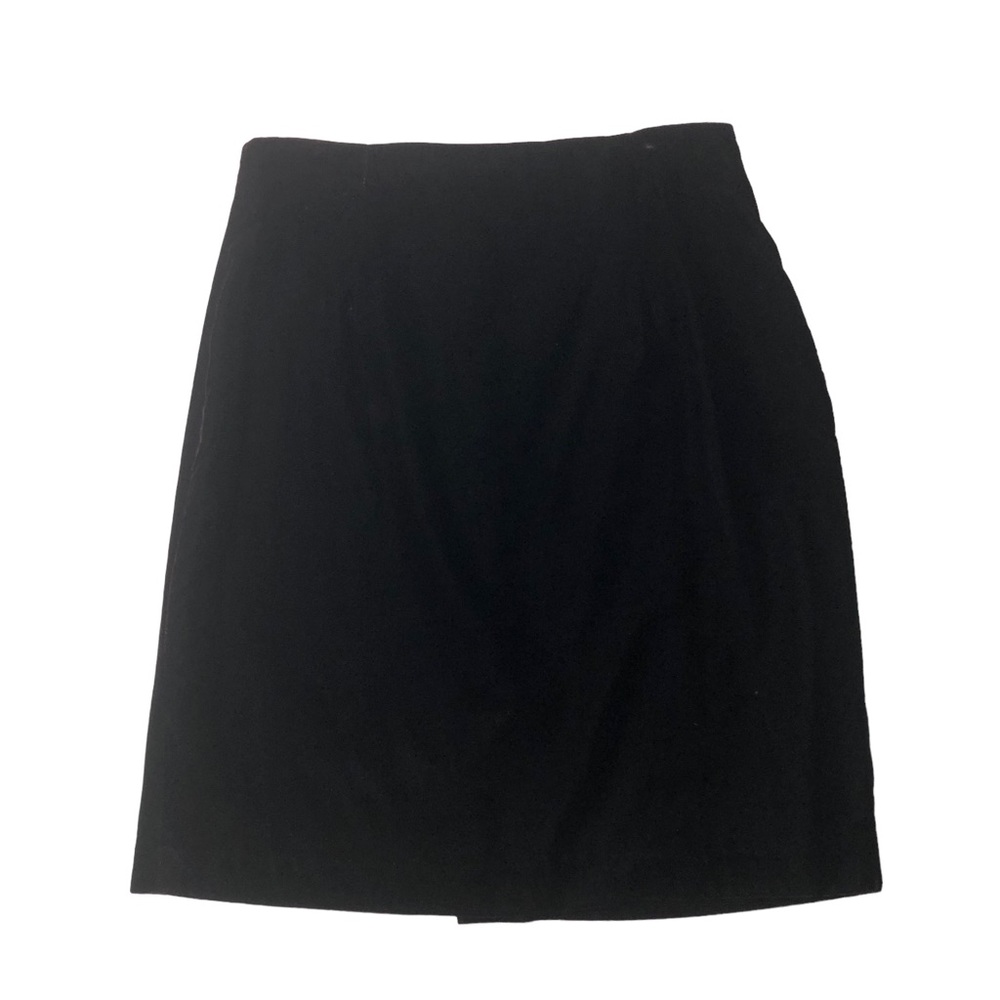Vintage Nina K Dark Burgundy Velvet Pencil Skirt